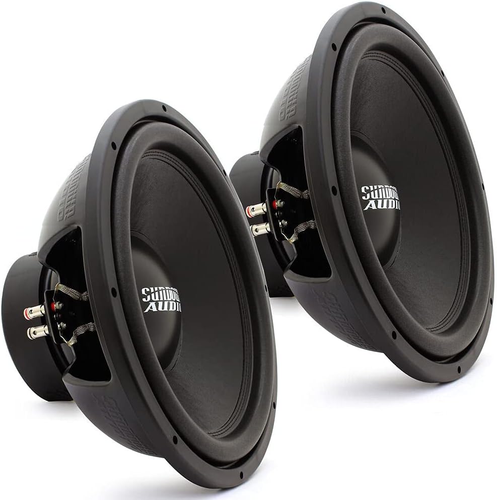 Pair of Sundown Audio E15 v4 D4 15 inch 500W RMS Dual 4