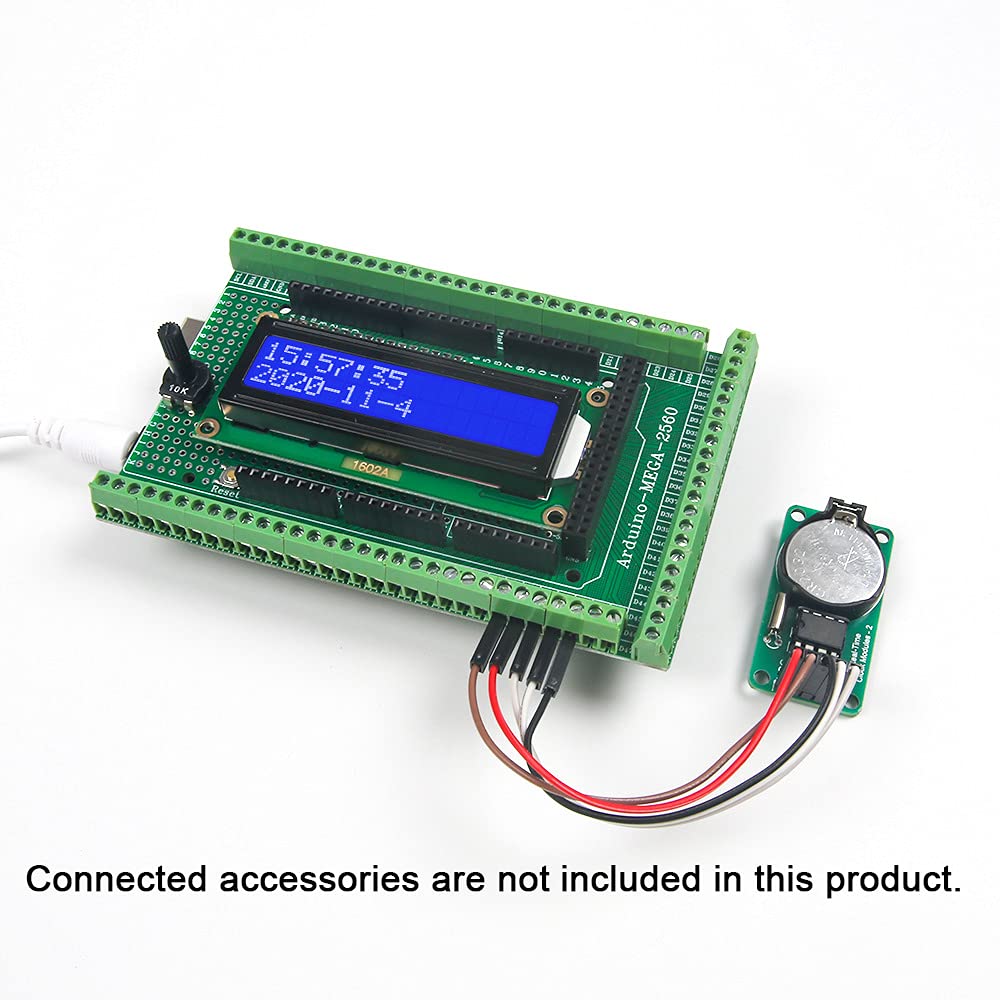 Chesoon Prototipo Kit Scheda Schermatura Morsettiera a Vite, Circuito Schermato Pre-saldato per Arduino MEGA-2560 R3