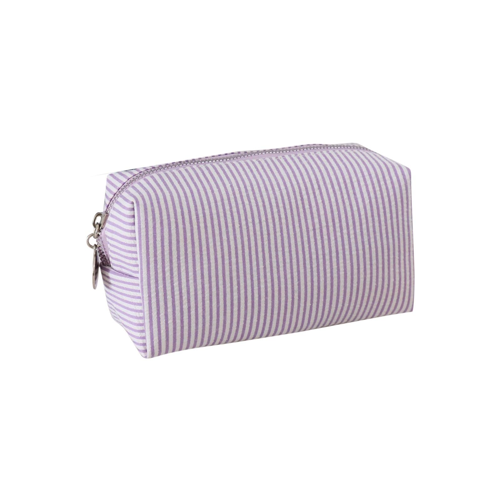 Aesthetic Pencil Case for Boys Girls, Cute Striped Pen Pouch，#19