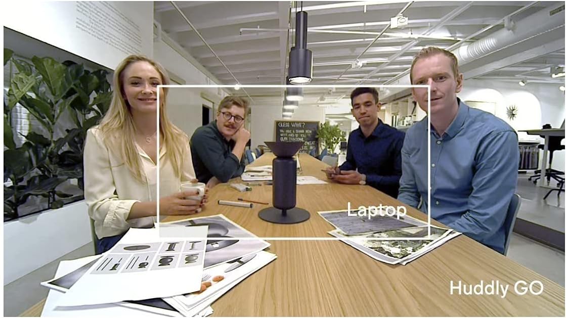 Huddly GO Video Conferencing Camera - High-end Quality, Wide-Angle Lens, USB Plug and Play (incl. 2ft / 60cm Cable)