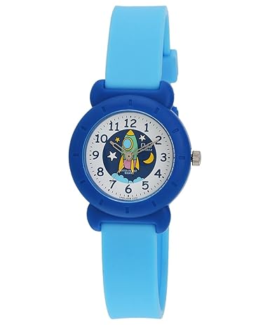 Q&Q Regular Analog White Dial Childrens Watch - VP81-006