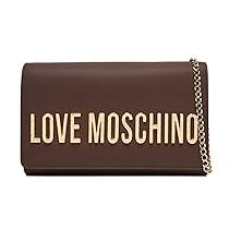 Love Moschino BORSA PU GRS CIOCCOLATO+HAMMERED LO