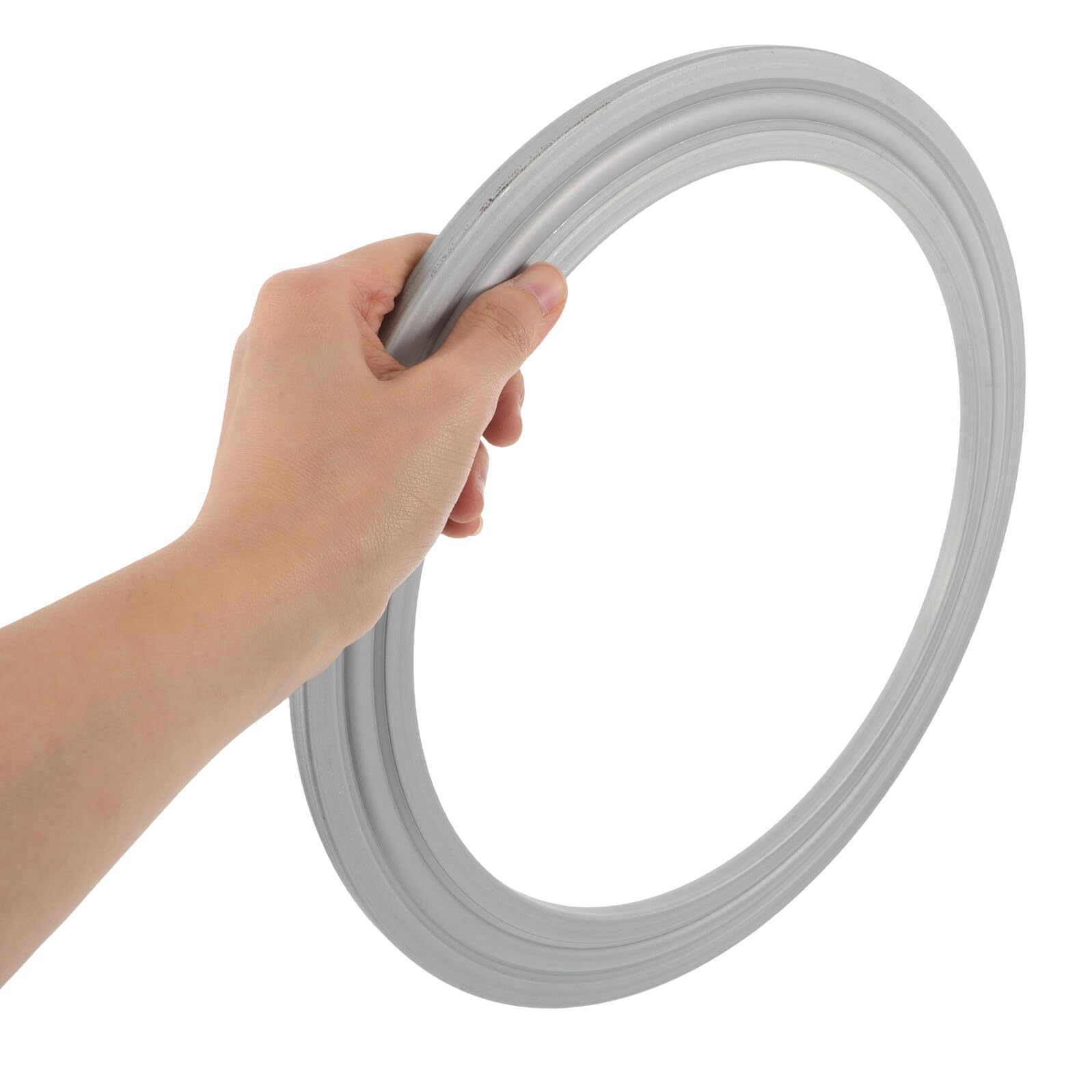 Tavolo da pranzo rotondo rotante con ferramenta in acciaio, cuscinetti per giradischi, base a s, Sk Silver h - Ideale per case moderne e intrattenimento.