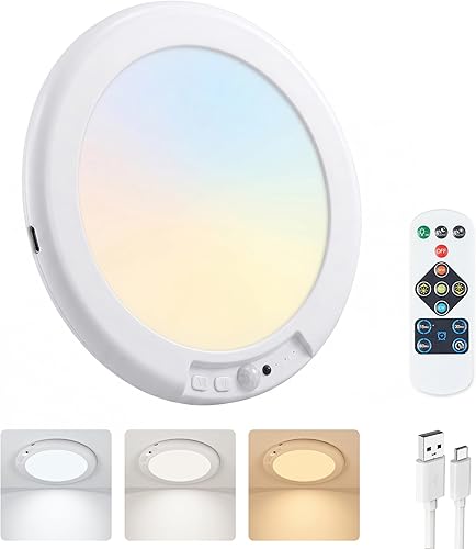 US-VIVIV 12V LED RV Ceiling Lights 7.5 Inch – Interior Lighting Fixtures for Cam