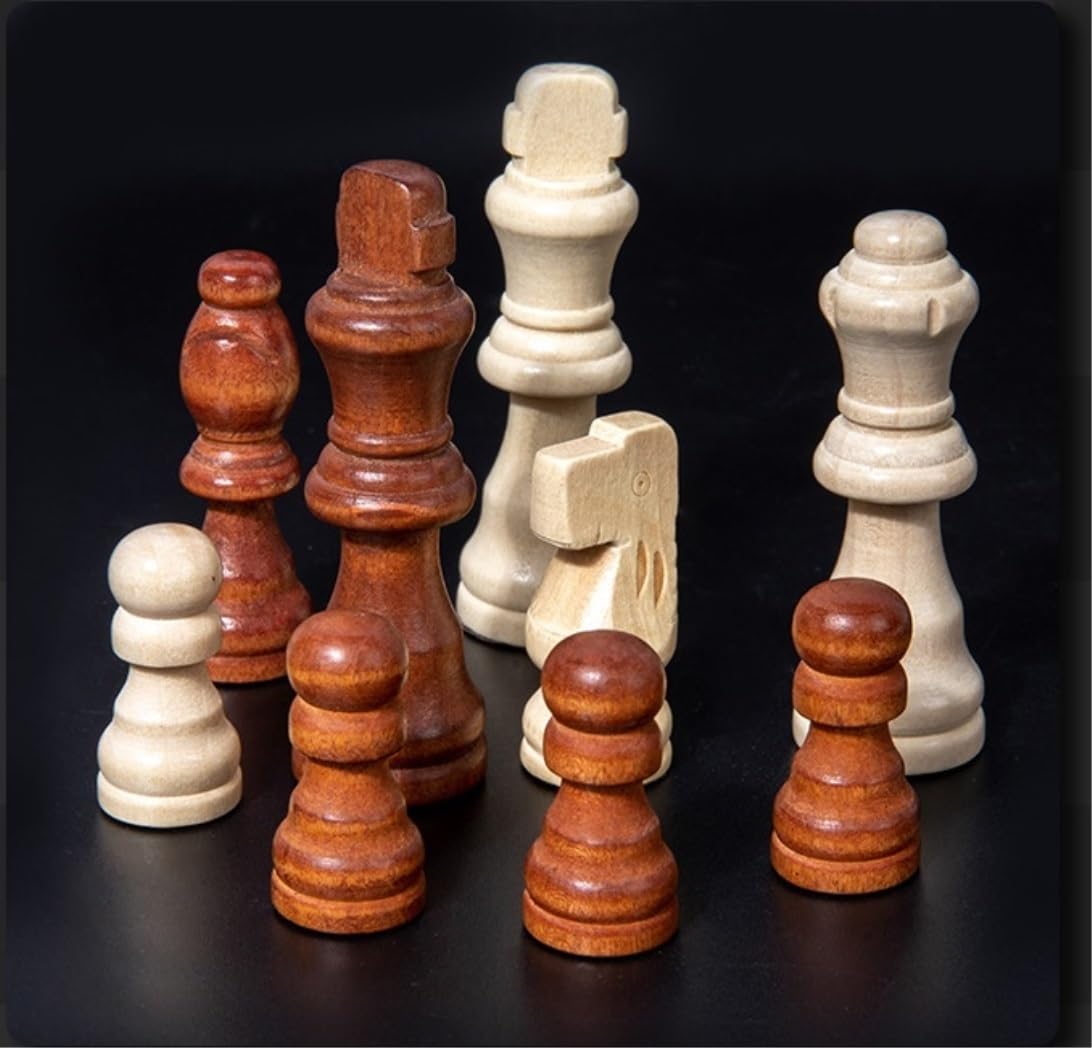 Échecs Jeu Jeu D'échecs Pliable en Bois Naturel, avec Fentes De Rangement pour Pièces Fabriquées, pour Adultes Jeus Echec Echiquier