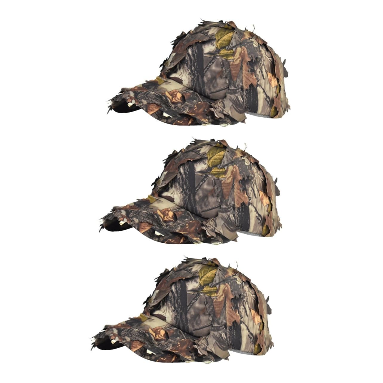 Ipetboom Cappello da Baseball Mimetico con Parasole Oversize da Campeggio da Uomo con Visiera Parasole Ampio da Trekking da Bosco per Uomo con Berretti Sportivi