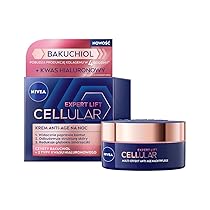 NIVEA Cellular Expert Lift Crema Notte Antirughe Anti-Età con Bakuchiol e Acido Ialuronico 50 ml
