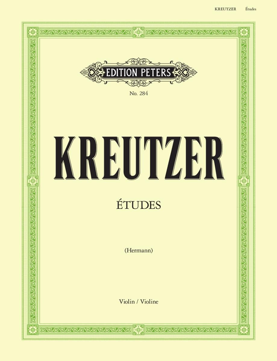 Kreutzer: 42 Etudes (Caprices) for Violin (EP284) (Edition Peters) Paperback – 12 April 2001