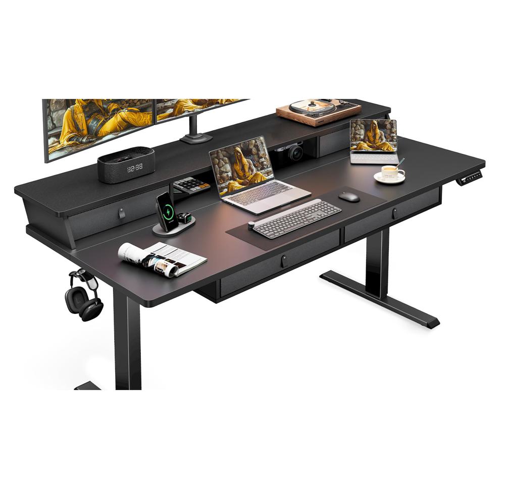 Amazon.com: ErGear 63 X 30 Inch Electric Standing Desk with 4