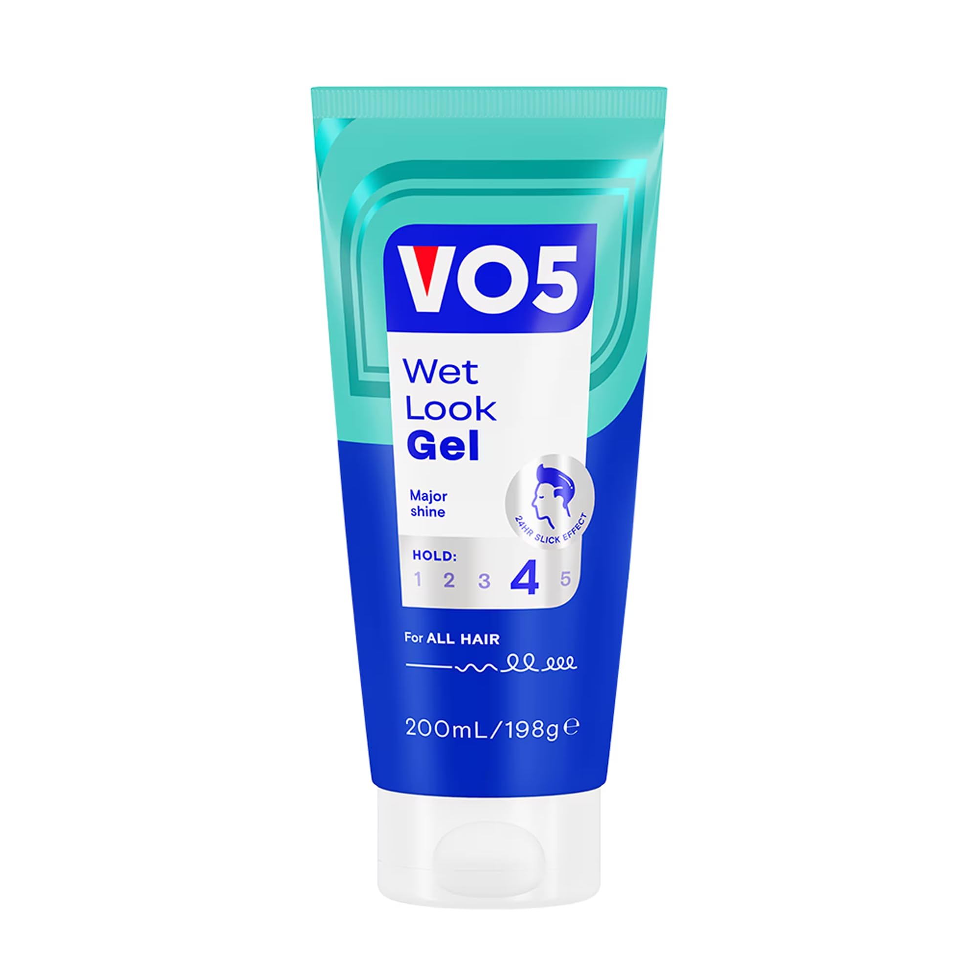 Vo5 Men's Blue 24Hr Steady Control Wet Look 'Styling Gel', 200Ml Pack Of 2 In | : Medium