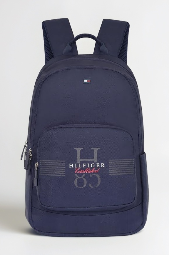 Tommy Hilfiger Unisex Polyester 15 Inch Laptop Backpack - Navy, (Babylon)