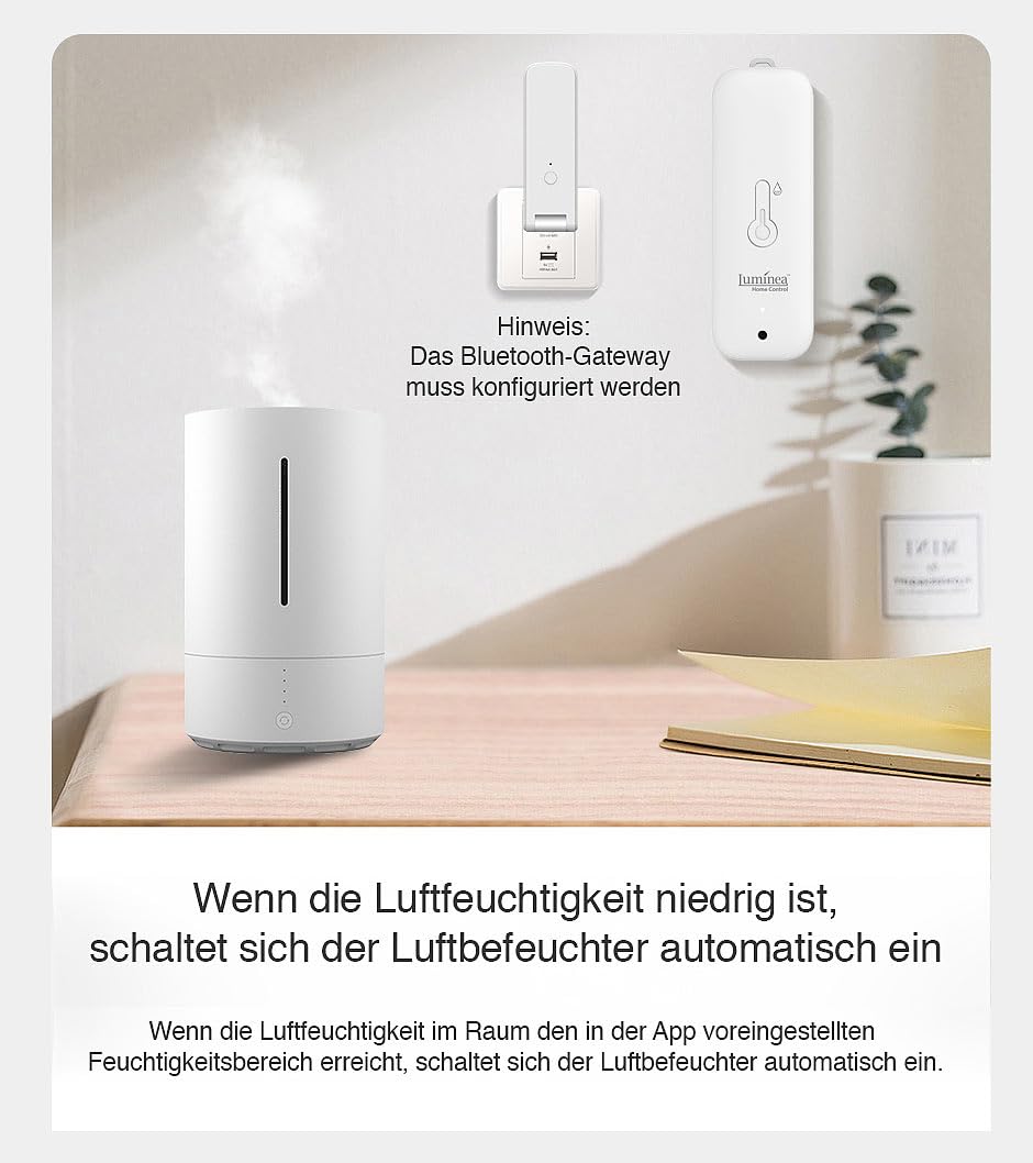 Luminea Home Control Funk Sensor: 8er-Set Thermometer & Hygrometer mit Bluetooth & App, wetterfest, IP65 (Thermometer für Außenbereiche, Digitale innen außen, Frost)