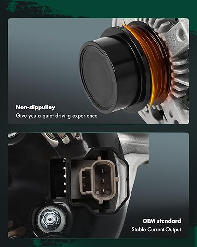 Miniatura 4 de SCITOO Alternador de alto rendimiento 175Amp 2.0L2.3L2.5L 11665 Reemplazo para Ford para Edge 2015-2016, para Fusion 2013-2020, para Taurus