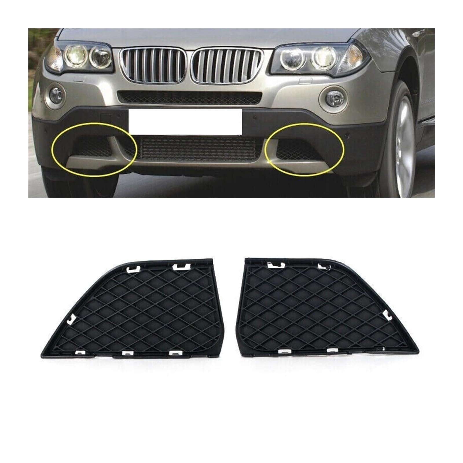 Amazon.com: Kiyah 2Pcs Left & Right Front Bumper Lower Outer 