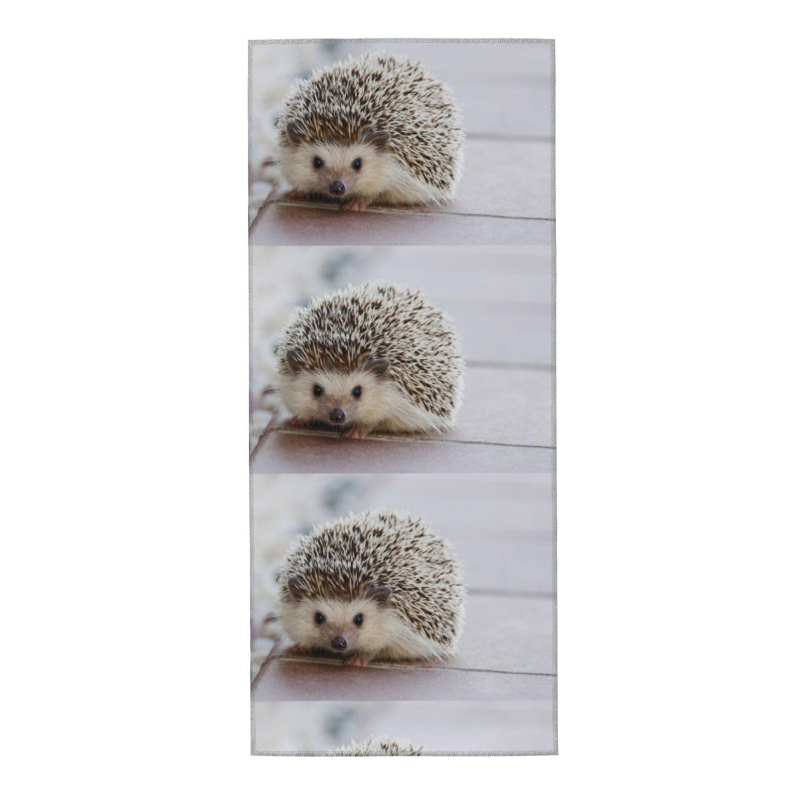 LSRCPD Towel 30 x 70 cm,Hand Towel, Soft Bath hand towels for Kitchen Hotel Gym Laundry RoomHedgehog Printed