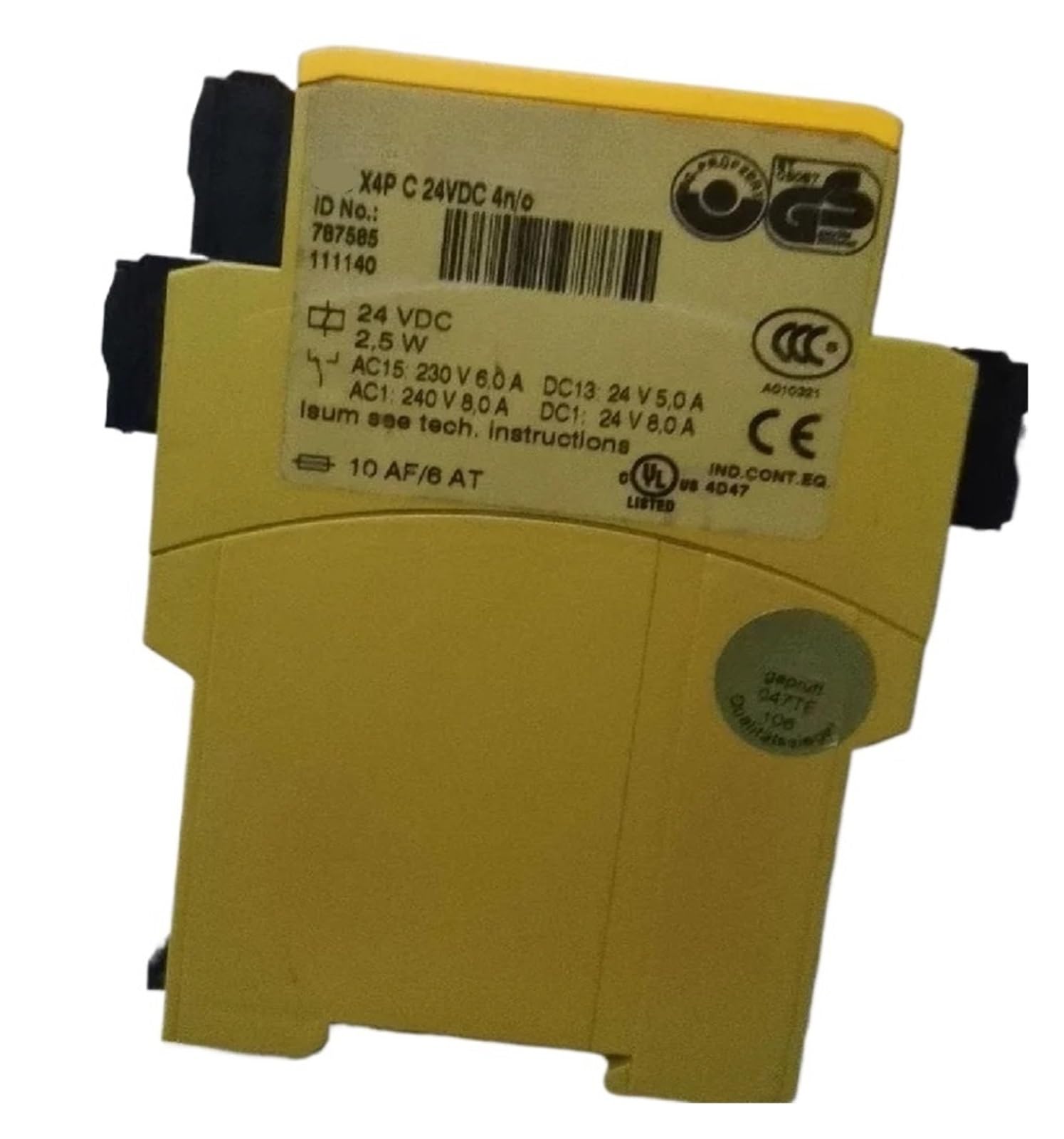 ZVQYSGIW X4P C 24VDC 4n/o 787585 Relay Control Module