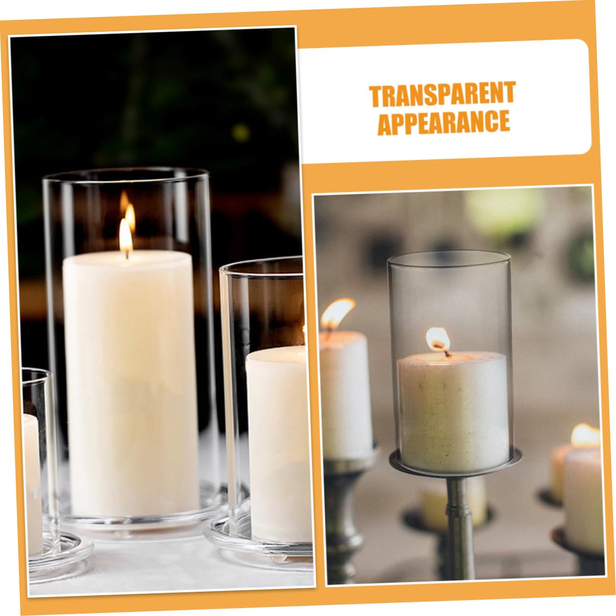 Generico 3 Pz Ombra Di Titolari Barattolo Di Profumo Leggero Imbrattare Stoppini Di Lumino Kit Per Realizzare Candele Candelieri Portacandele Alto Borosilicato