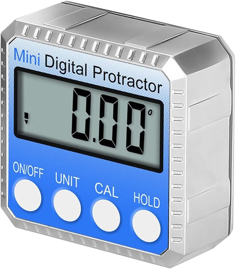 360° Mini Digital Protractor Angle Gauge High Precision Electronic Goniometer Inclinometer Level Angle Finder Measurement Box Protractor