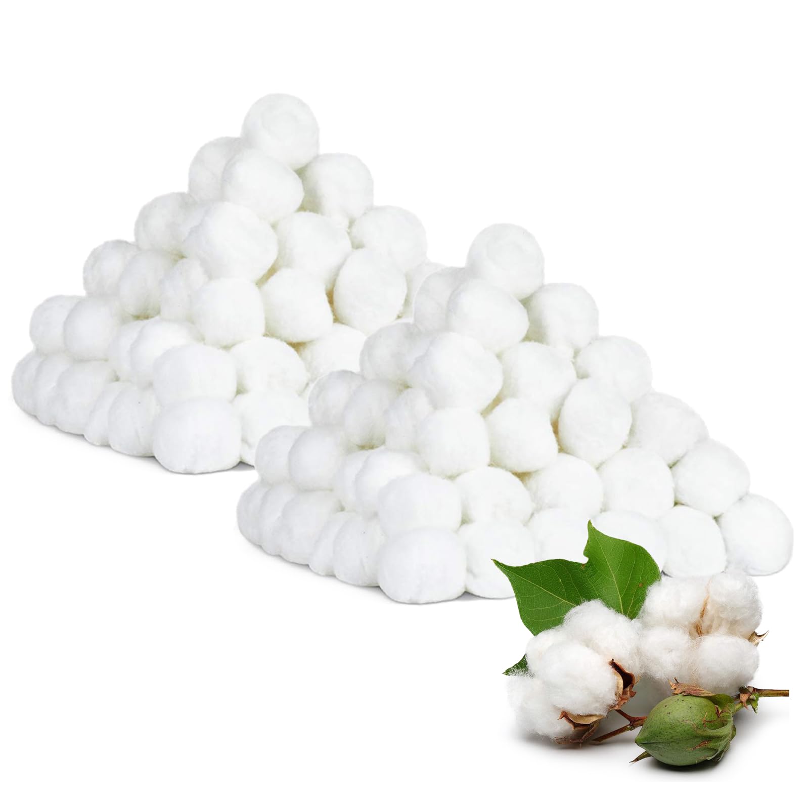 Batuffoli Di Cotone Idrofilo - 200 Pezzi Per Strucco E Pulizia Viso - Foto 7