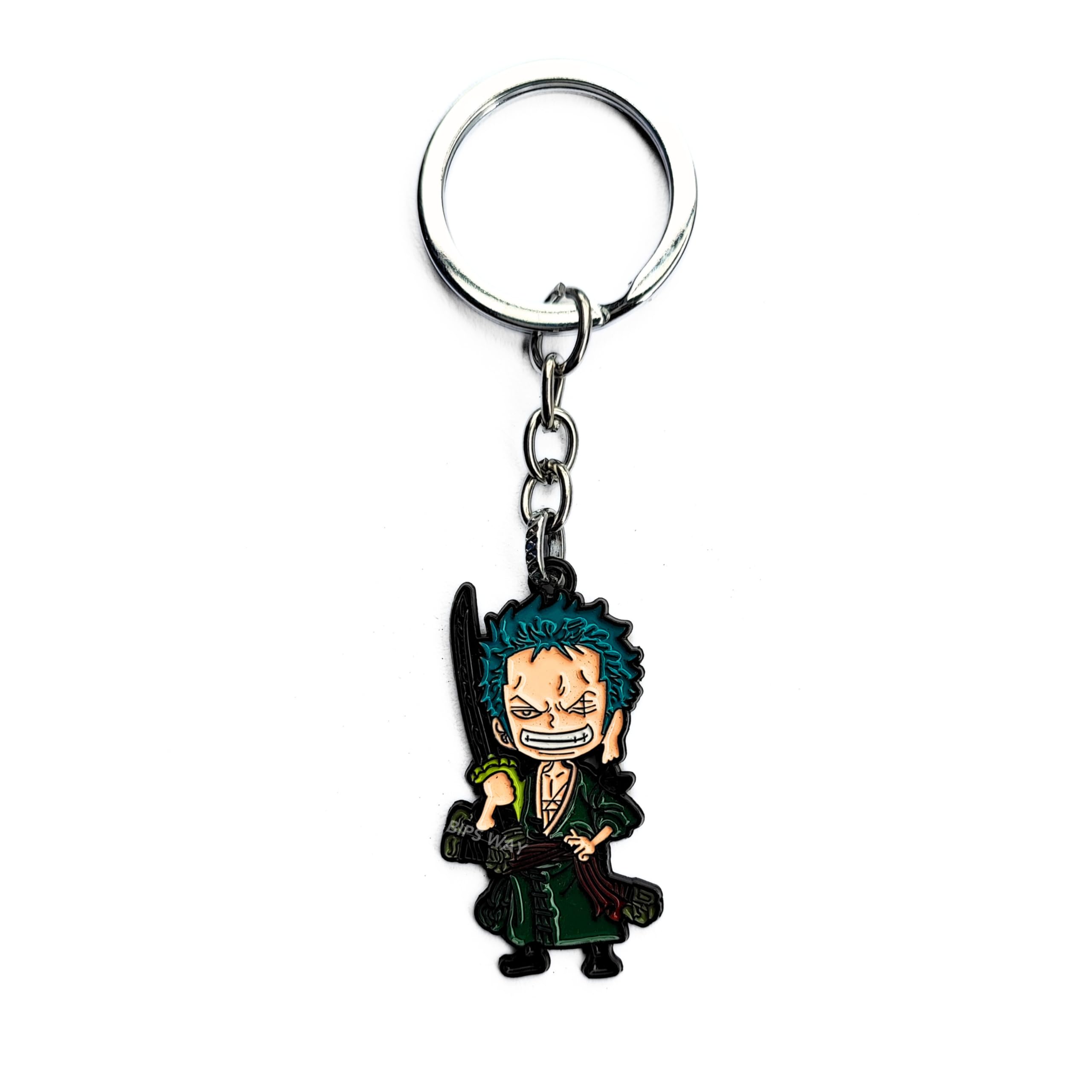 One Piece Keychain Zoro Keychain Metal | Monkey D Luffy