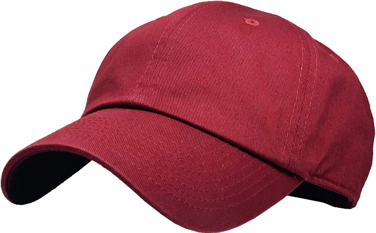 KBETHOSKBE-Classic BUR Classic Washed Cotton Dad Hat Baseball Cap Polo Style