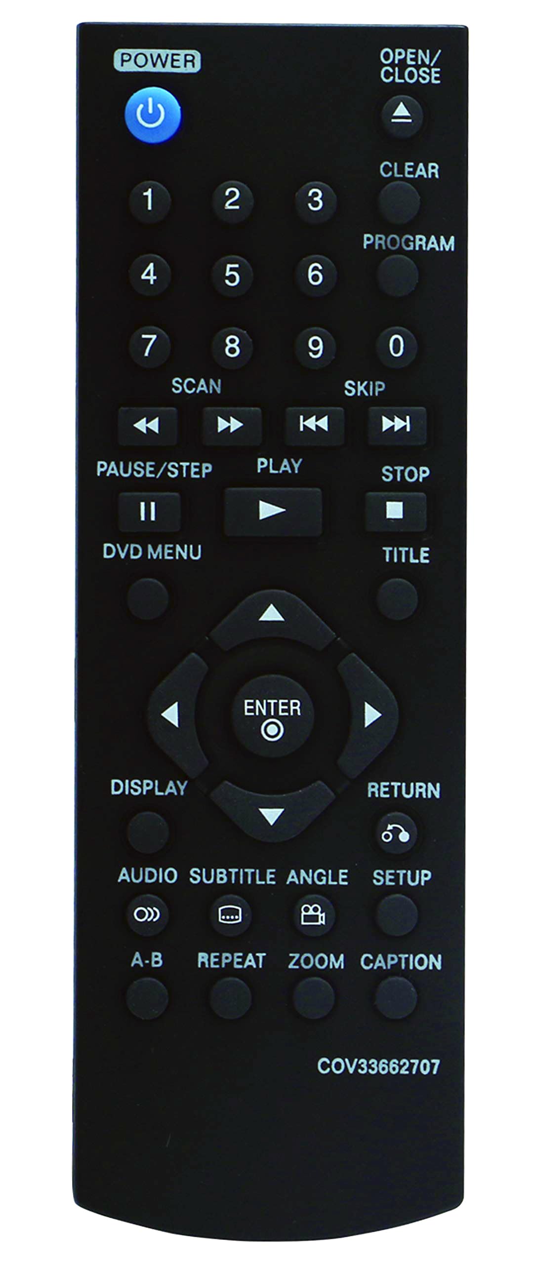 Amazon | COV33662707 交換用リモコン 対応機種: LG DVDプレーヤー