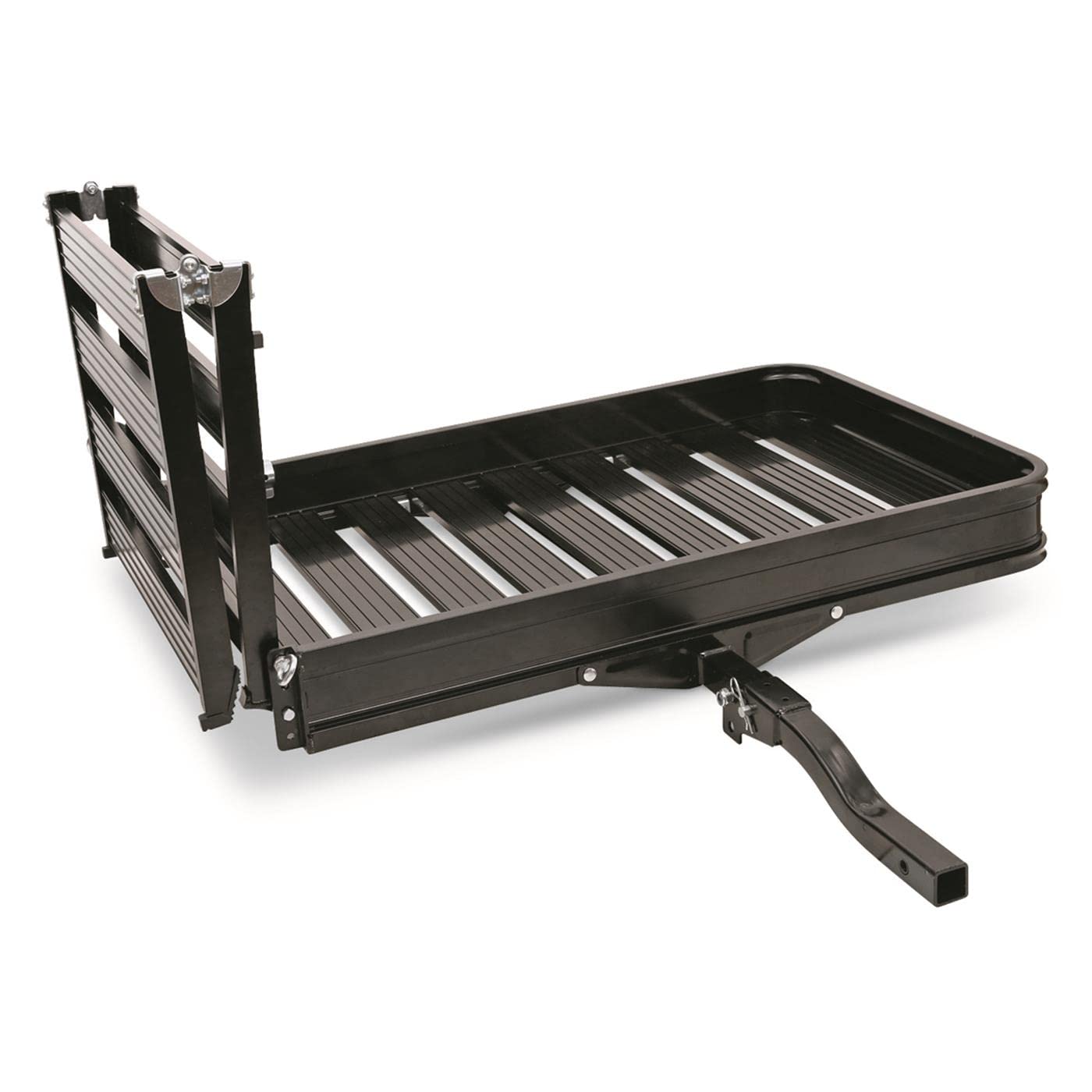 Buy Guide Gear Vehicle Hitch Cargo Carrier, Pickup Truck Ramps Aluminum, Folding, 3Position