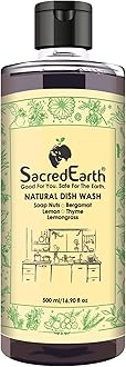 â€“ Natural Dish Wash Liquid with Soap Nuts, Lemon, Lemongrass, Thyme and Bergamot (500 ml)