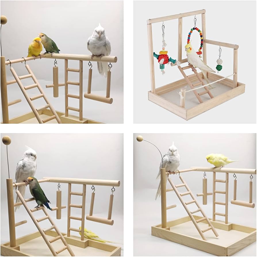 木製鳥用スタンド カラフルチェーン付き*5 木製鳥用スタンド カラフルチェーン付き*5 Amazon | 木製鳥