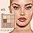 Matte Shimmer Nude Brown Eye Shadow Palette Makeup,Eyeshadow Long Lasting Waterproof Cruelty-Free , 9 Blendable Shades in Smooth Matte and Shimmer Finishes with Gorgeous Pearls for Girls (05)