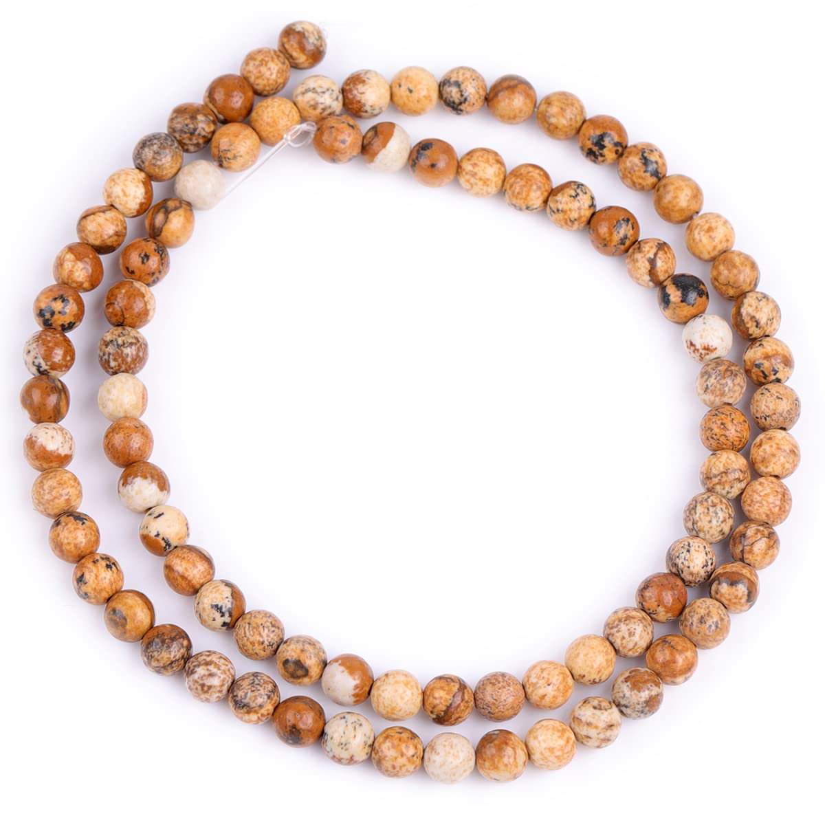 HAAMIIQII 28Pcs 4X13Mm Natuurlijke Rode Jaspis Kralen Kolom Cilinder