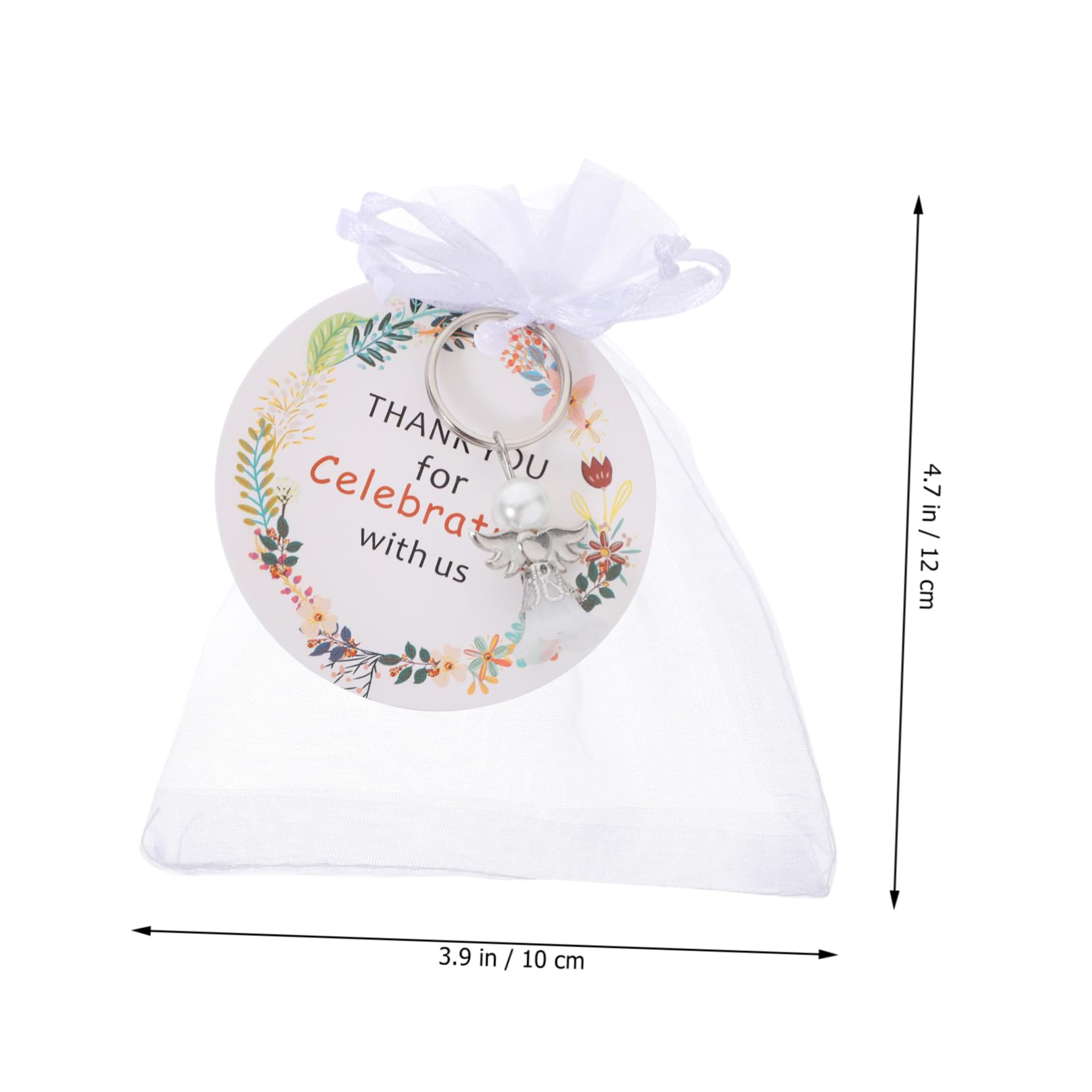STOBAZA 3sätze Schlüsselanhänger Hochzeits Shower Gastgeschenke Mit Danke Für Ihre Etiketten Für Feiern Und Erinnerungen