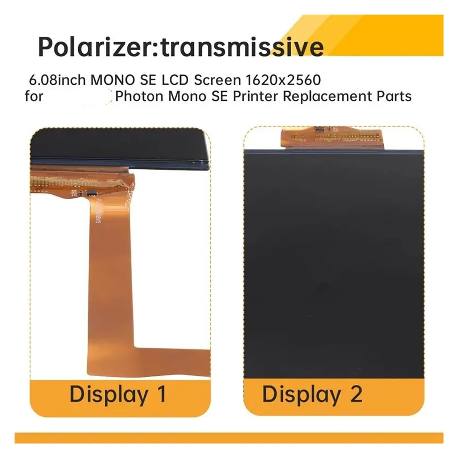 Kompatibel for Anycubic Mono SE 6,08 Zoll LCD 1620 x 2560