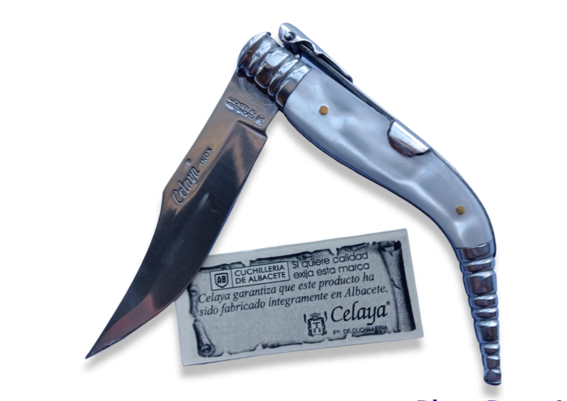 Navaja Celaya Clásica Bandolera Aluminio Plástico (10,5 cm)