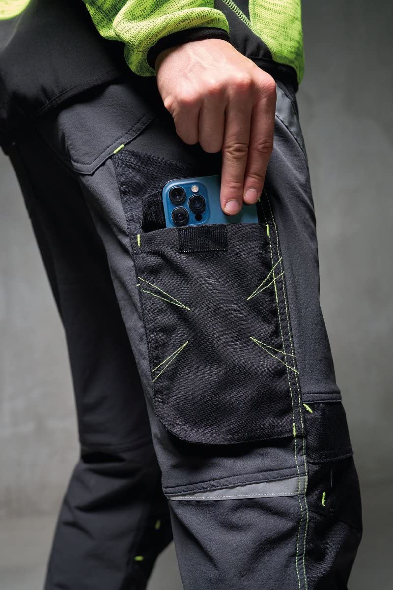PAYPER NEXT4W 4-Way-Stretch Pantalone unisex, stretch, multistagione, con elastici laterali e passanti in vita, chiusura con zip