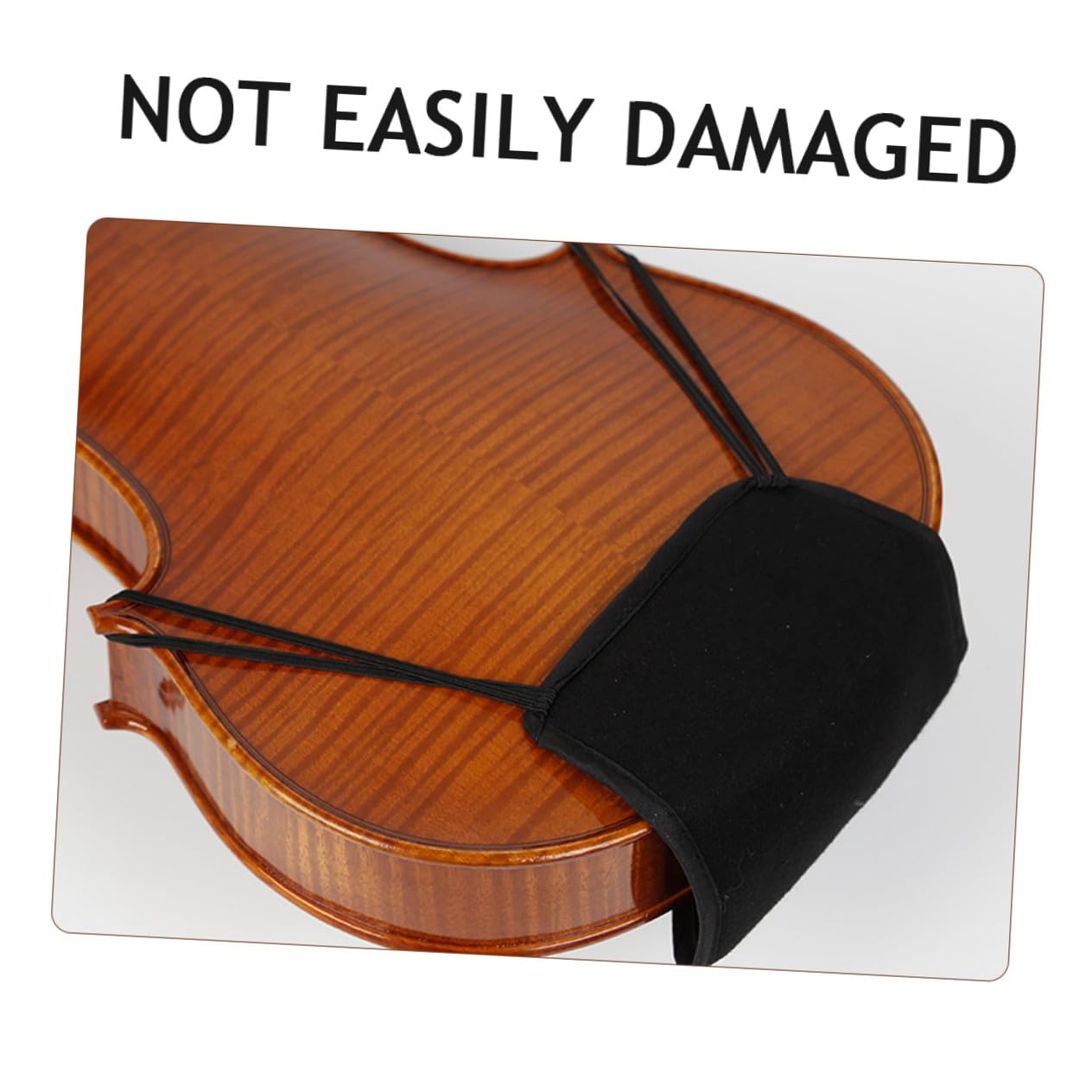 SECFOU Almohadilla De Apoyo Barbilla Cómoda Almohadilla Para Mentonera De Violín Soporte Para Violín y Agradable Piel Para Violinistas Práctica o Actuación