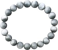 Vista 514 de Amazing Gemstone Pulsera de cristal para mujeres y hombres, pulsera de cristal curativo de protección, pulsera elástica con cuentas de piedras