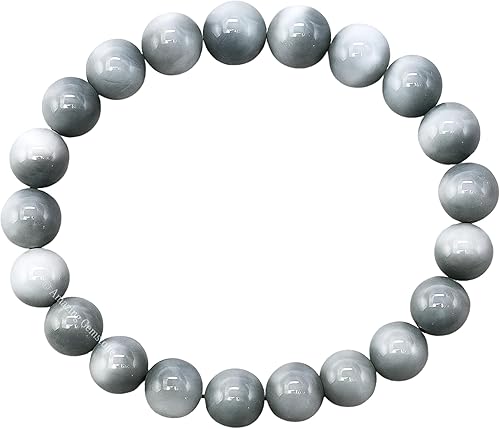 Miniatura 514 de Amazing Gemstone Pulsera de cristal para mujeres y hombres, pulsera de cristal curativo de protección, pulsera elástica con cuentas de piedras