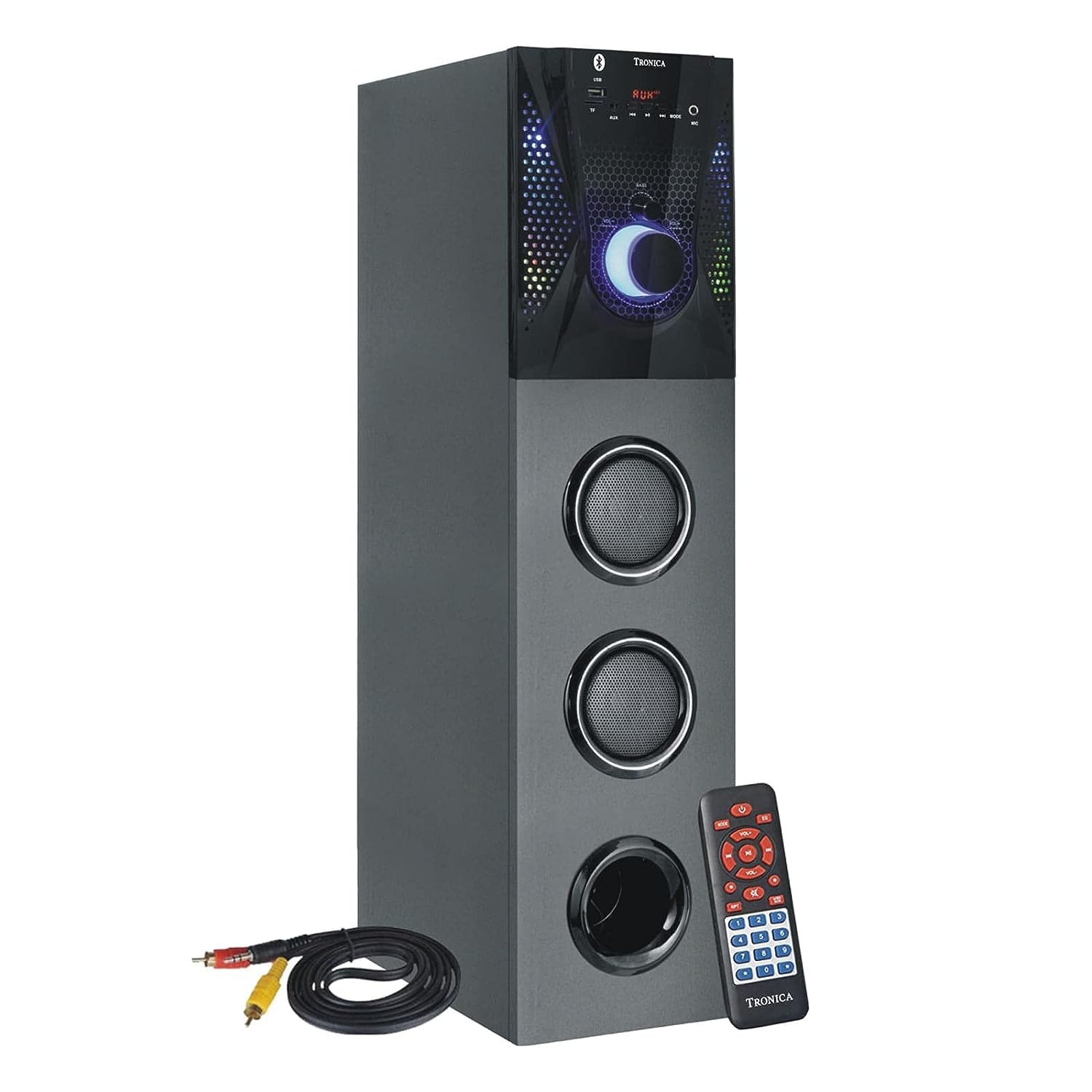 TRONICA Banjo 24" Dj Tower Home Theater System, Bluetooth Speaker with Vivid Light Effects & Remote-Plays Bluetooth,USB,Sd Card,Fm,Aux, Mic (B0CG37WBFY) Amazon Price History, Amazon Price Tracker