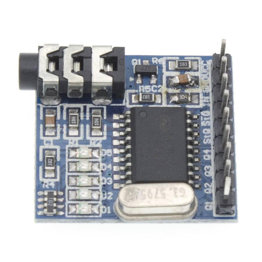 1PCS MT8870 DTMF Voice Decoding Module Phone Module Speech Decoding Voice Board Module LED Indicators with Pins