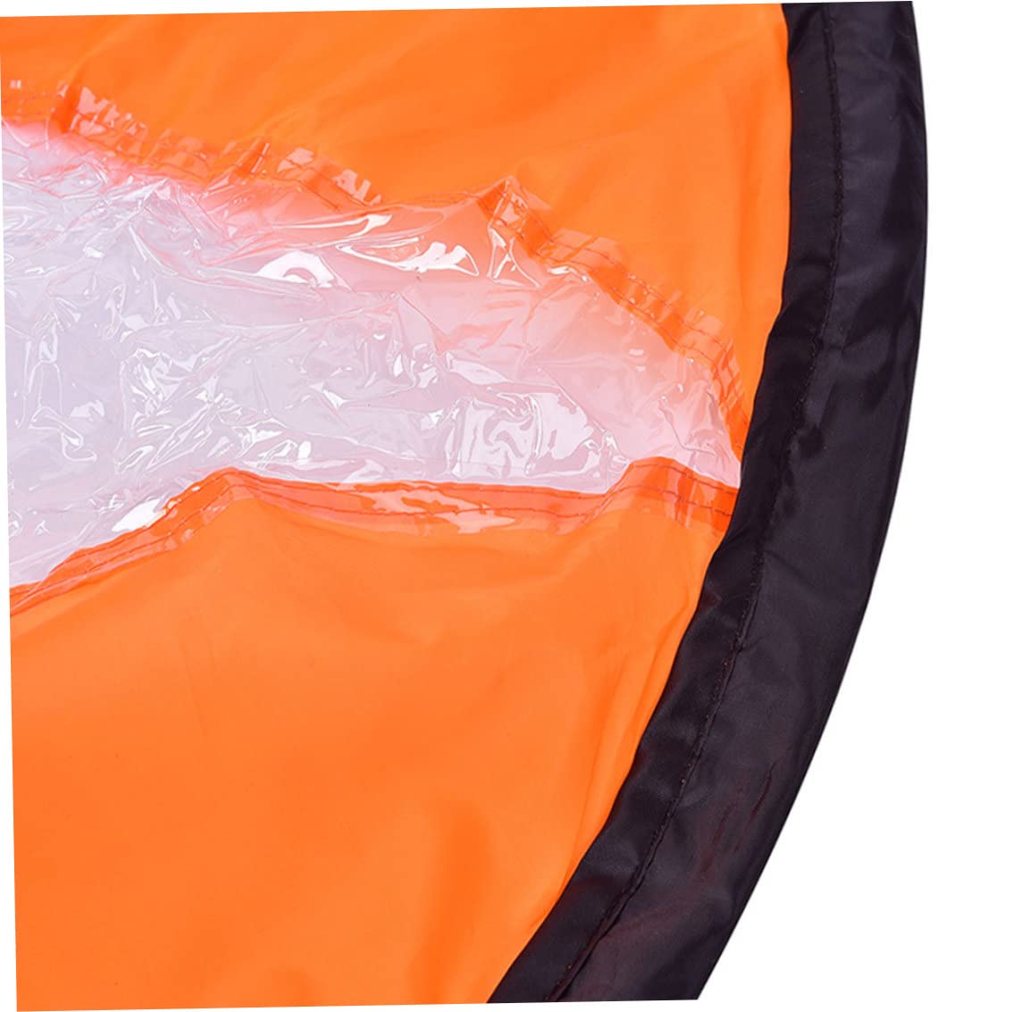 Gcroet 1pc Kajak Windsegel Faltbares Kajak -Windpaddel tragbares Kajak -Gegenwind Segel mit klarem Fenster für aufblasbares Boot Kajakzubehör