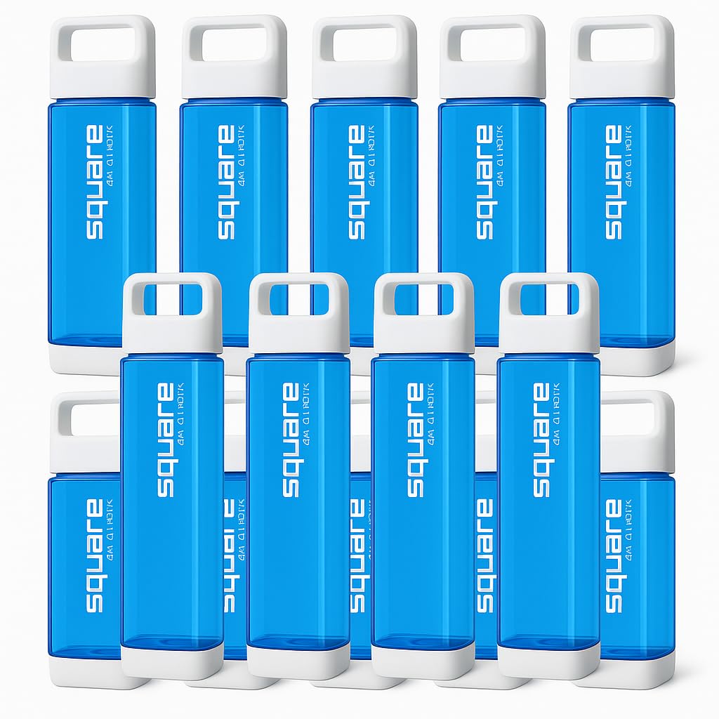 Clean Bottle Clear Water Bottle 25 oz Water Bottle Pack of 12 Kids Bottle For School Water Bottle