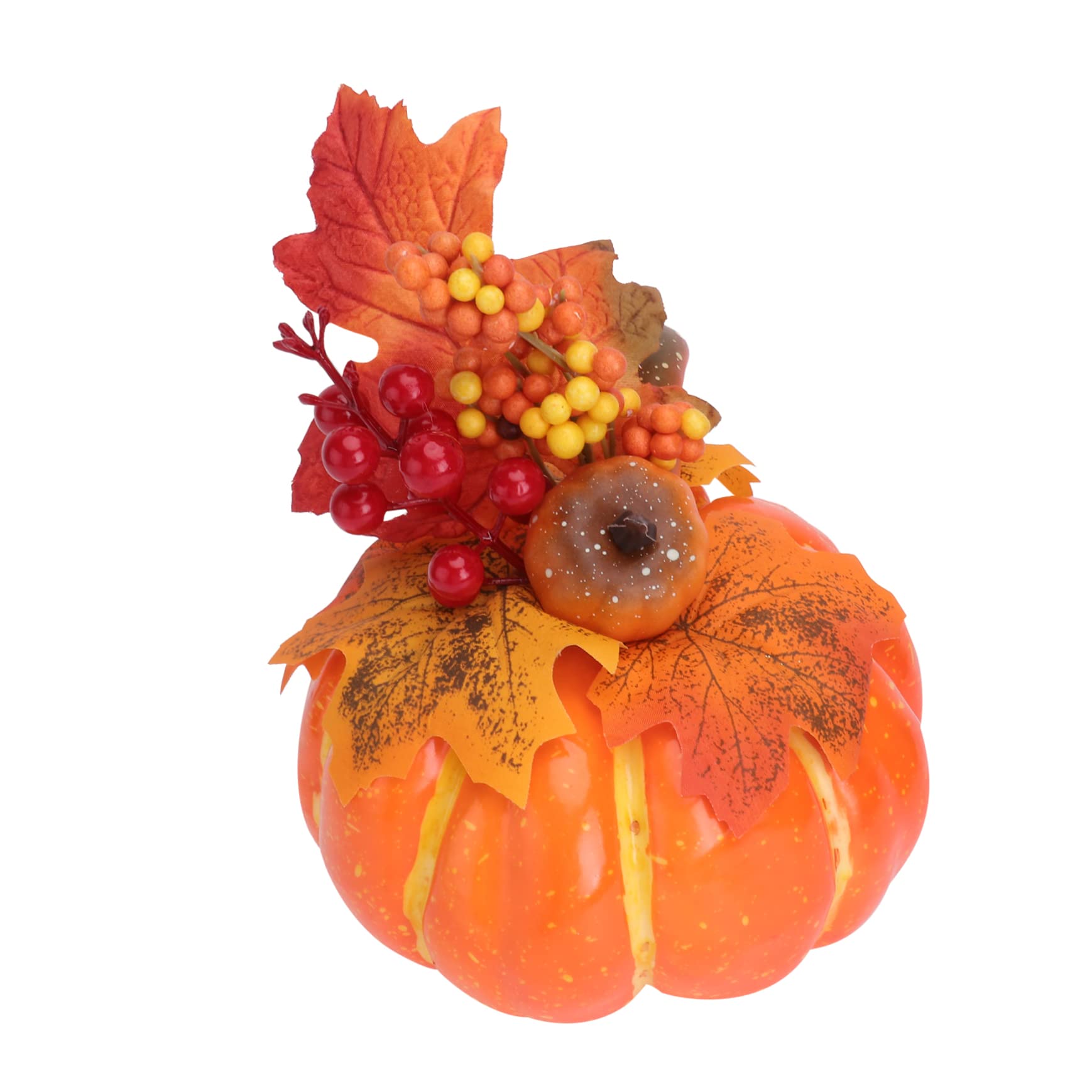 Abaodam Pumpkin Decoration Simulation Pumpkin Model Artificial Pumpkins Decoration Halloween Artificial Pumpkin Thanksgiving Pumpkin Decor Fall Harvest Decorations Cloth Mini