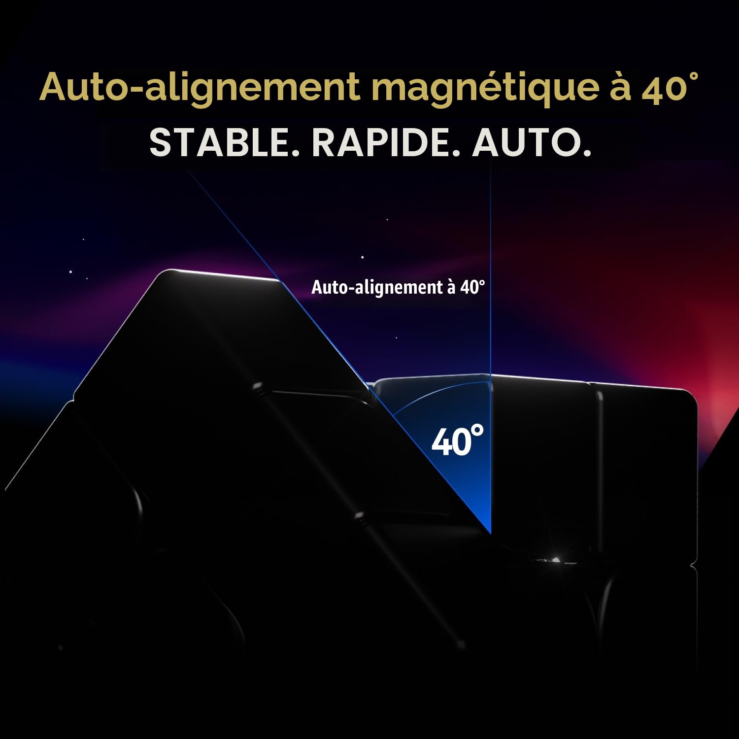 GAN 16 Maglev Max Speed Cube, Cube de Vitesse 3x3 Magnétique, Puissance Stabilité Sensation Max Cube de Vitesse Professionnel, Casse-tête Cérébral pour Enfants et Adultes(Maglev Max)