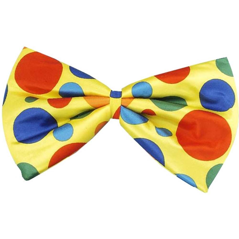Jumbo Foam Bowtie - Multicolor Polka Dots