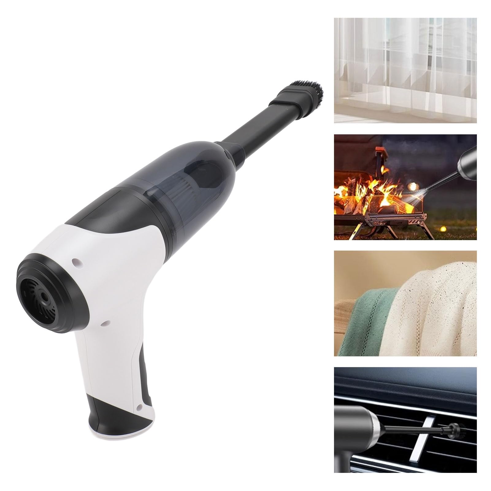 Aspiradora Portátil de Mano con Función de Succión Fuerte, 9500Pa, 100W, para Teclado de Coche, Batería de Litio