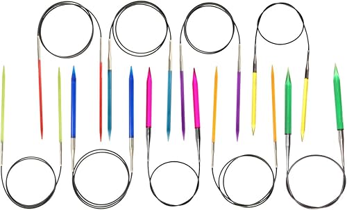 Knitter del Orgullo 9/5.5 mm Trendz – Agujas circulares fijas, 40"