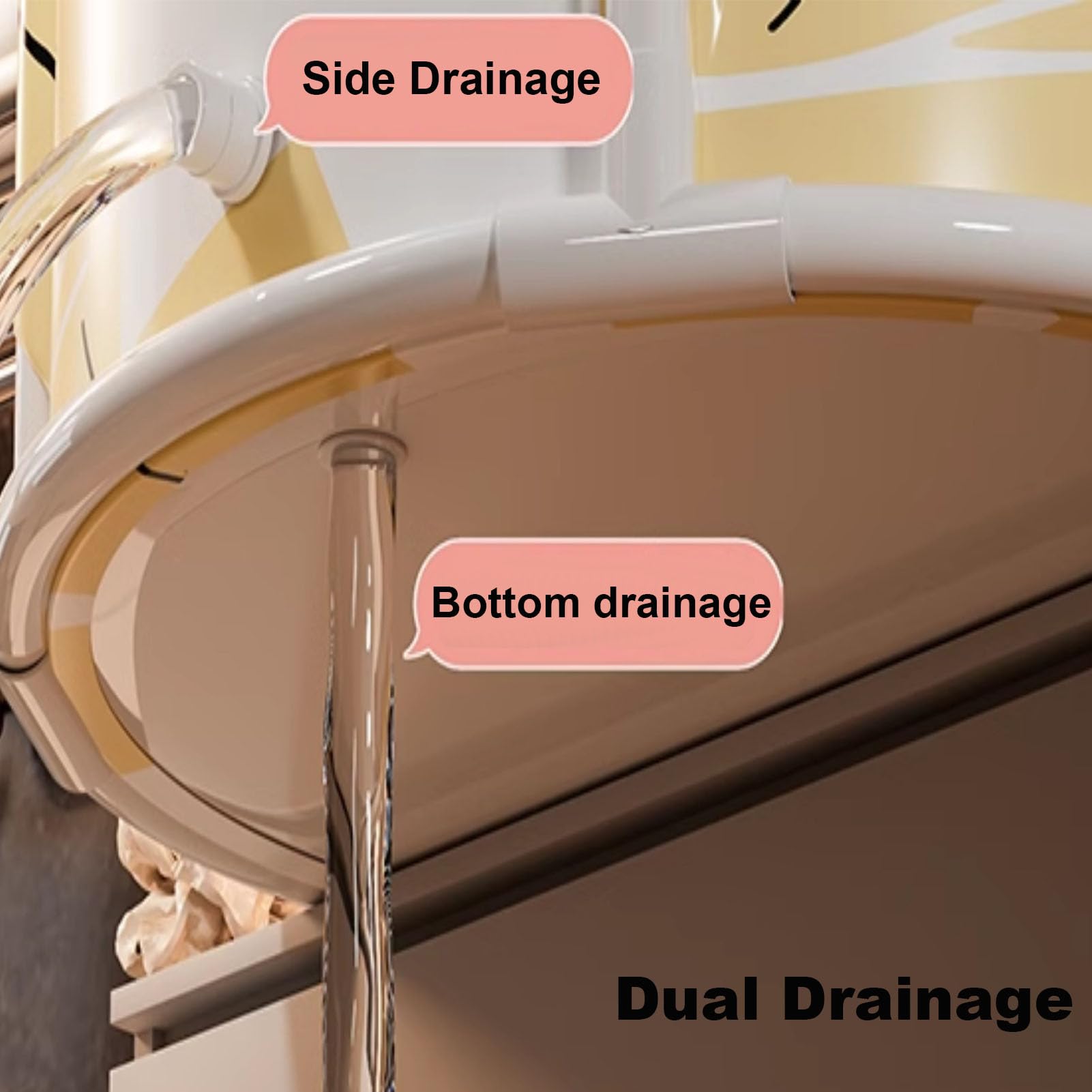 Faltbare Badewanne Erwachsene Badewanne für Dusche Mobile Badewanne Eistonne für heißes Bad kaltes Bad und Sauna Einfacher Installation Sicher und Umweltfreundlich (Gray)