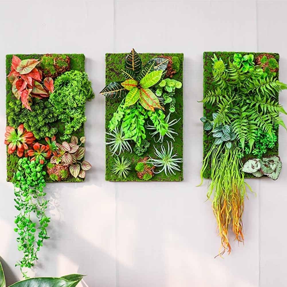 Amazon.com: LXHELIVERY Artificial Succulent Plants Hanging Wall Decor, Plant  Fake Ivy Vine Wall Decor 3D Faux Plants, Home Decor for Home Kitchen Dining  Living Room Decoration(Green-E) : Home & Kitchen