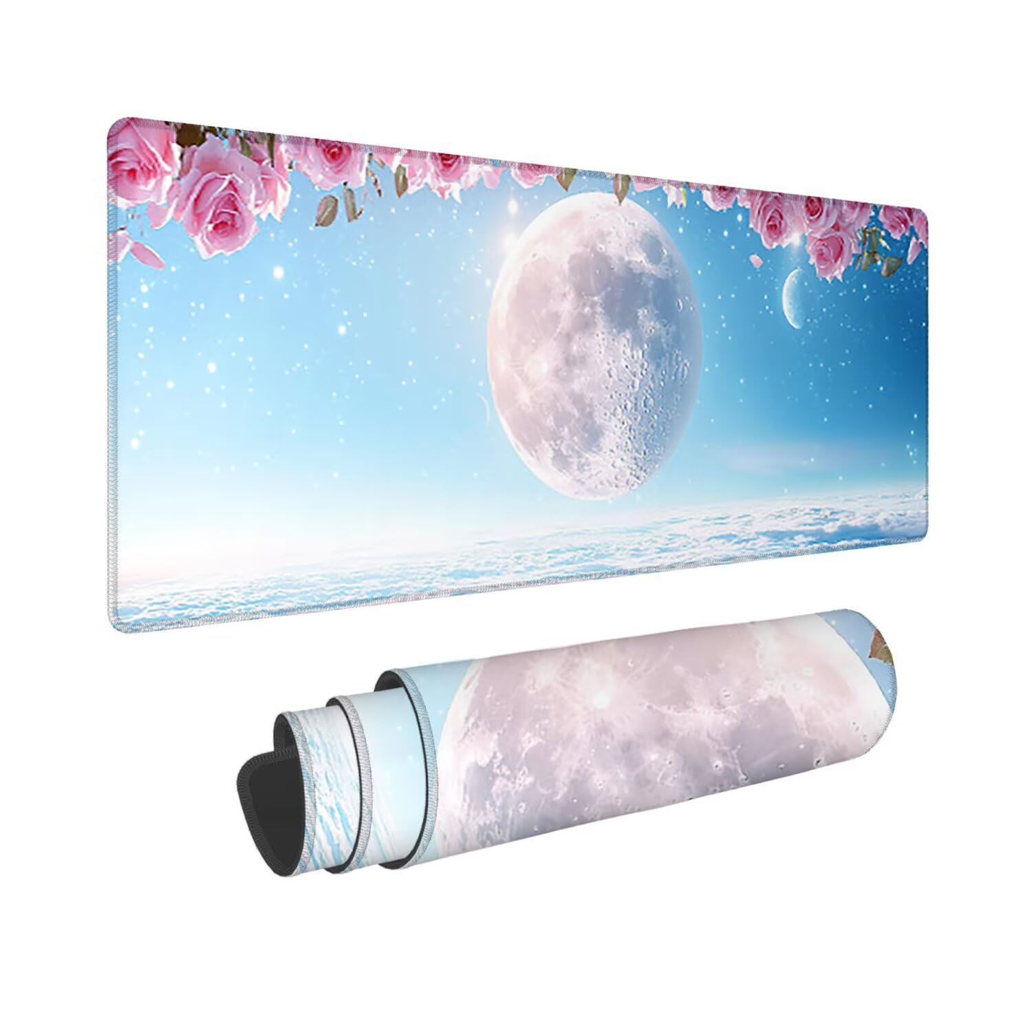 Podkładka pod mysz do gier, 1200 x 400 mm XXL Podkładka pod mysz do gier, duża, antypoślizgowa, wodoodporna, iExtended długa podkładka pod mysz do klawiatury XXL, akcesoria biurowe, do gier, komputera